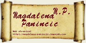 Magdalena Paninčić vizit kartica